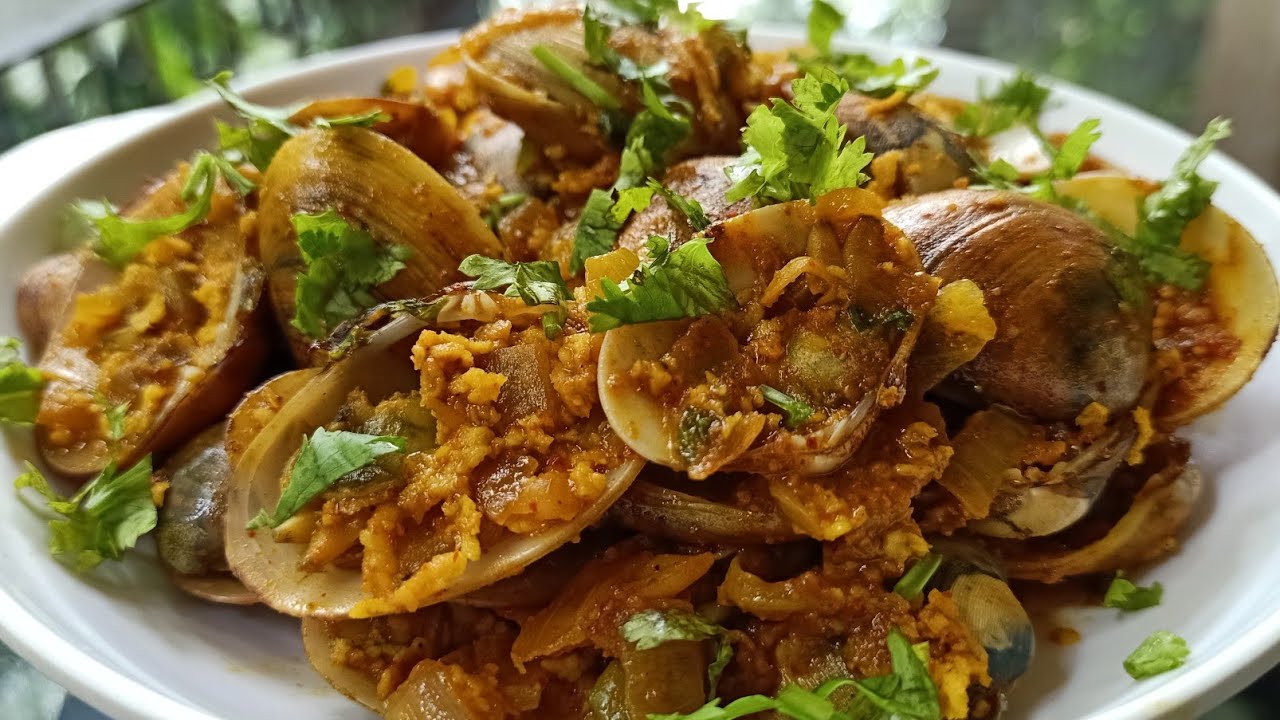 Recipe for Clams Sukka (Tisreo) Restaurants De Goa